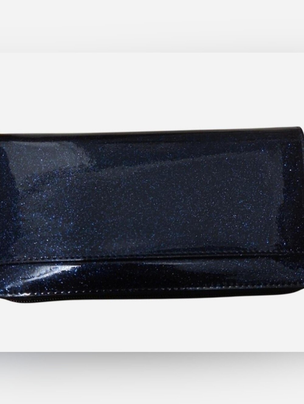 EUC 2015 Kate Spade Midnight Navy Blue Glitter Zip-Around Continental Wallet - Picture 12 of 16
